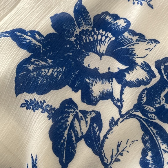 Express Floral V-neck Long Sleeve Tie Waist Surplice Romper - Picture 6 of 6